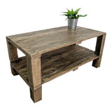 Mesa De Centro Colin 100x50x42 Madera Pantano Pallet