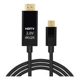 Adaptador Cabo Usb Tipo C Para Hdmi 4k 3.0 Alta Qualidade 