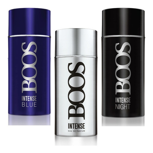 Perfume Hombre Boos Intense, Intense Blue Intense Night 90ml