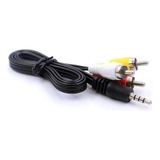 Cable Audio Rca Jack 3.5 Mm 3 X 3 Salida Auxiliar. Aux. Mach