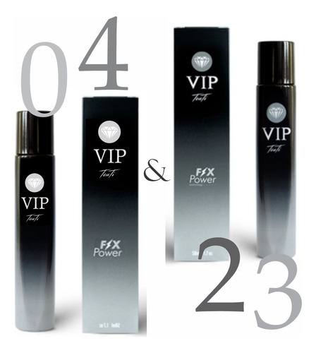 Kit 02 / Perfumes Touti 04 Silver Fragrancia Scent Masculino / 23 Good Vip Girl Feminino / Alta Fixacao Marcante Especial Touti Seducao Spray 02 Unid.