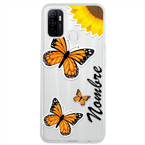 Funda Para Oppo Mariposa Personalizada Con Nombre