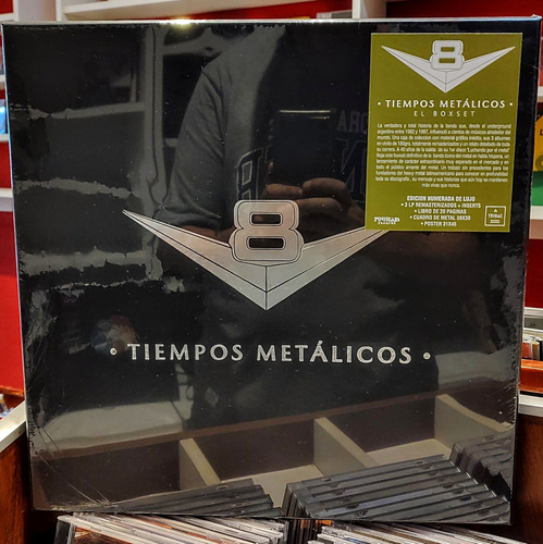 V8 - Tiempos Metálicos Boxset Vinilos 3lp Nuevo Sellado