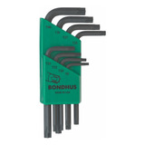 Jgo 8 Llaves Cortas Tipo Torx® Recta T9 A T40. Bondhus 31734