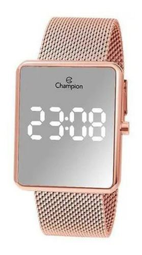 Relógio Champion Digital Led Rose Ch40080z