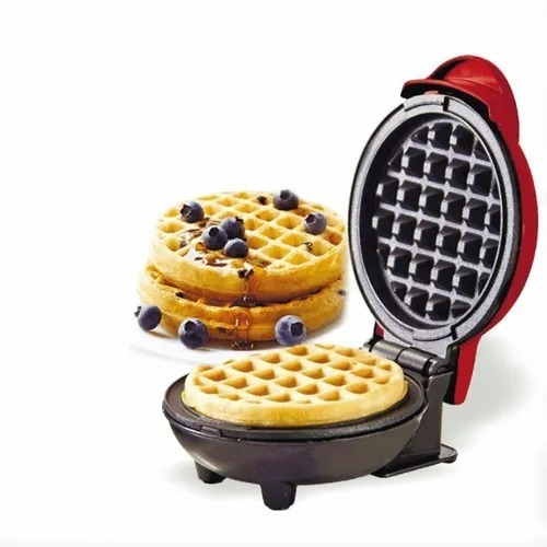 Mini Máquina De Gofres Eléctricos Para Waffles Desayuno Waf.