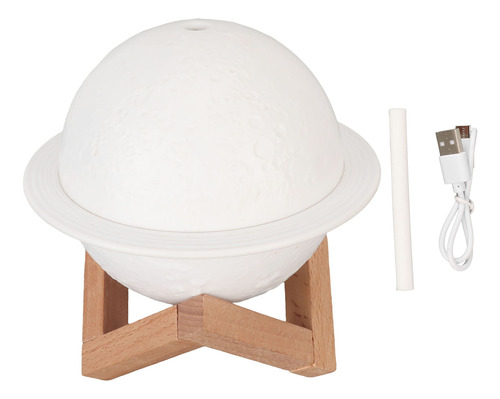 Humidificador Mini Planet, Lámpara Led Con Forma De Luna, Re