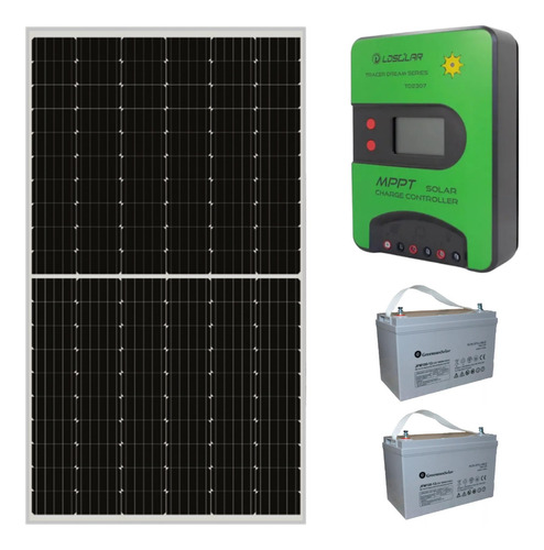 Kit Solar Heladeras Bajo Mesada Bateria Regulador Panel 12v