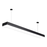 Lámpara Lineal Led De Techo Somluz Bgtb54ww Color Negro 110v/220v