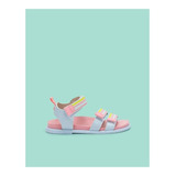 Sandalias Nenas Mini Viamo Dua Velcro Rosa Verano Kids Origi