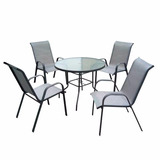 Juego De Jardin Kairos 5 Piezas De Comedor Exterior Oferta !