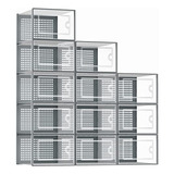 Cajas De Almacenamiento Apilables De Plástico Transparent