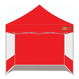 Carpa Plegable 2,5x2,5 Aluminio 3h Gazebo Completo + Reg Top