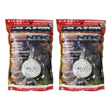 Bb Airsoft 0,25g Velozter Ntk Branca 2 Pacotes 8000 Unid