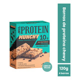 Munchy Bar Chocolate Chips 4 Unidades Wild Protein