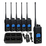 Sistema De Radio Samcom 20 Canales Recargable -negro