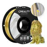 Filamentos 3d Creality Cr Seda Dorado Plateado 1 Kg 1,75mm