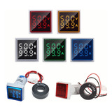 Voltimetro Y Amperimetro Digital Ac/100-300v 0-100 Azul