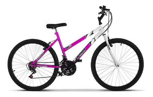 Bicicleta Aro 26 Feminina Ultra Bike Bicolor Vermelho