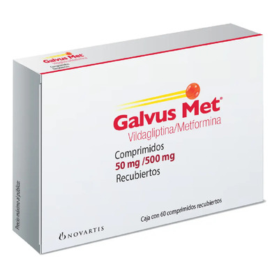 Galvus Met Comprimido 50 Mg\u002F500 Mg, 60 Comprimidos | Meses sin interés