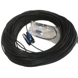 Kit Fibra Óptica Monomodo D 125mt +75mt +10 Tenzores Y Cople