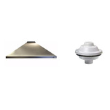 Campana Piramide Industrial Acero 90 + Motor Exterior 4´ Tst