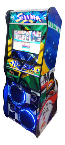 Maquina De Musica Jukebox Karaoke 7 X 1 De 19 Polegadas Sena