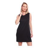 Vestido Regatão Feminino Regata Canelado Com Elastano Liso