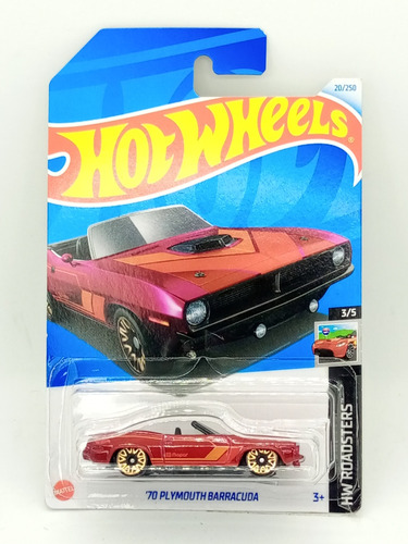 70 Plymouth Barracuda Hot Wheels Escala 1:64 Año 2024