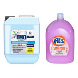 Omo Detergente Profesional 10 Litros Y Limpia Pisos 5 Lt