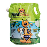 Arena Sanitaria Free Miau Cítrica De Limón  X 4kg X 4kg De Peso Neto