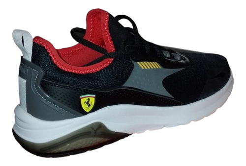 Tenis Puma Ferrari Formula 1 Electron Negro Hombre Casual 