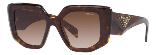 Prada Spr 14z 2au-6s1 Butterfly Shape Cafe Degradado