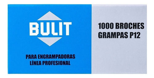 Broches - Grampas Bulit Profesional 12mm Por 1.000 Unidades