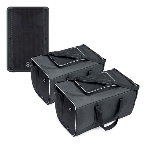 Par De Bolsa Case Bag Capa Para Som Yamaha Dbr12 Oferta Top