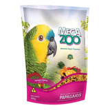 Megazoo Papagaio Com Frutas E Legumes 600g Ração Premium