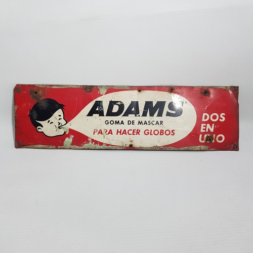 Antiguo Cartel Litografiad Chiclets Adams Original Mag 62252