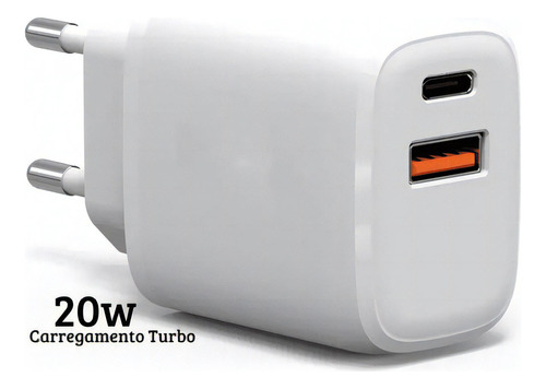 Fonte Carregador Turbo 20w Compativel Com iPhone 11 12 13 14