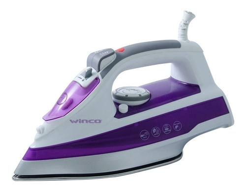 Plancha A Vapor Rociador Base Ceramica Ropa 2000w Winco W-34