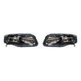 Par Faros Vw Pointer 2006-2007-2008-2009 Gt Fondo Negro Tyc