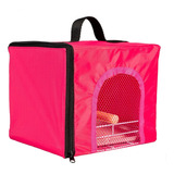 Bolsa Caixa De Transporte Rosa Para Pequenos Pássaros