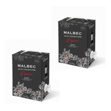 Pack X2 Piedra Negra Organico Malbec Bag In Box X3 Lt - Vino