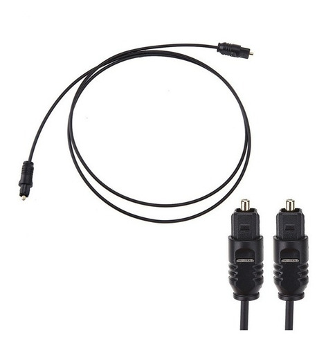 Cable Optico Digital Para Audio Fibra Optica Dorada 1 Mts
