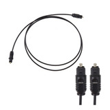 Cable Optico Digital Para Audio Fibra Optica Dorada 1 Mts