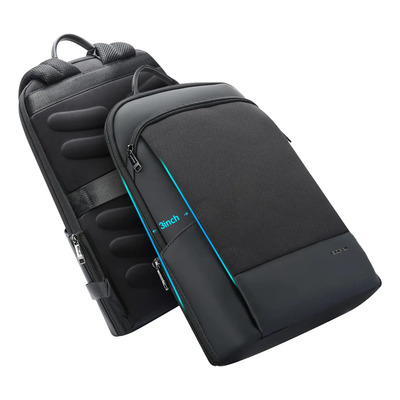 Mochila Para Portátil Bopai Super Slim De 15 Pulgadas, Antirrobo, Negra