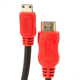 Kit 5 Cabo Mini Hdmi Para Hdmi 2.0 - 19 Pinos, 4k 5 Mts