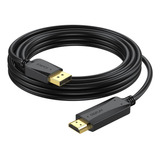 Cable Uv 4k Displayport A Hdmi Cable 10 Pies, Display Port A