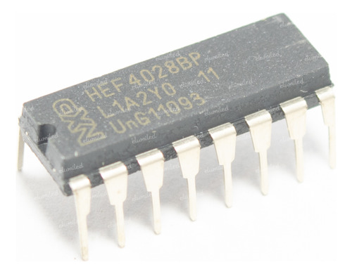 Cd4028 Decodificador Bcd A Decimal Pack X5 Unidades