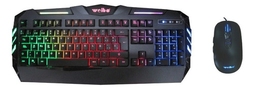 Combo Gamer Teclado/mouse Weibo Wb-520 Rgb Color Del Mouse N