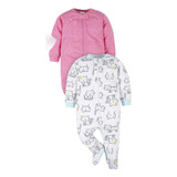 Set De 2 Pijamas Niña Pijamas Bebe En Algodón